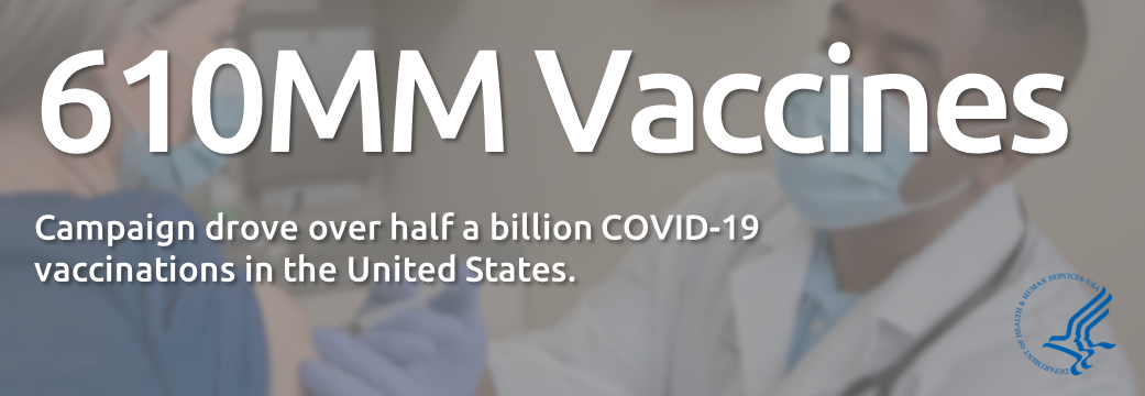 Half a billion COVID-19 vaccine doses administered in the United States so far.